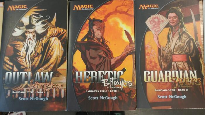 Set of 3 Magic The Gathering Books Kamigawa & Shadowmoor Cycles