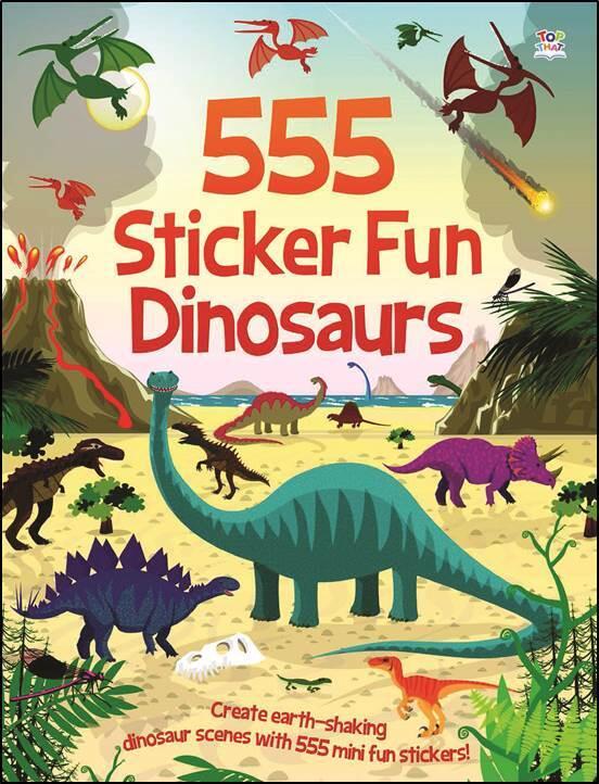 555 Sticker Fun Dinosaurs