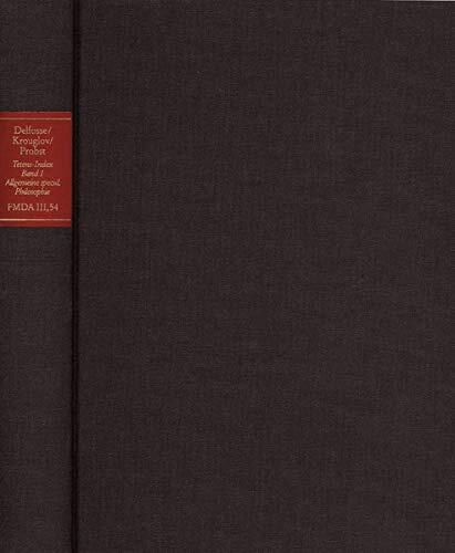 Stellenindex und Konkordanz zu Johann Nicolaus Tetens' Über die Allgemeine Speculativische Philosophie (Kant-Index Ergänzungsband 2)