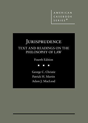Jurisprudence: Text and Readings on the Philosophy of Law
