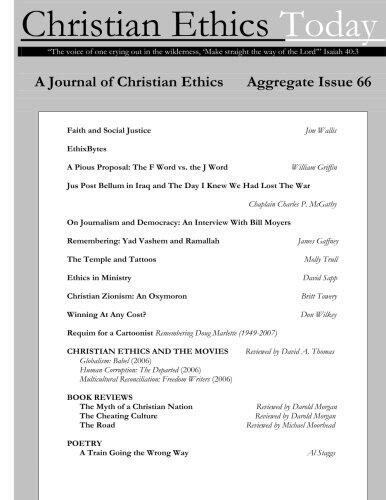 Christian Ethics Today, Issue 66