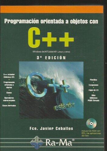 Programación orientada a objetos con C++, 3ª edición.