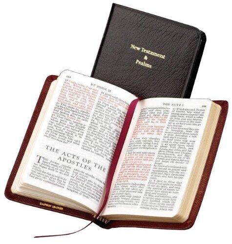 KJV Vest-Pocket New Testament and Psalms Black French Morocco KJ113NPR
