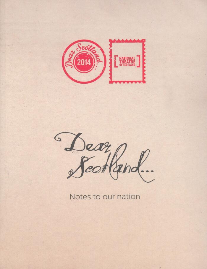 Dear Scotland: Notes to Our Nation