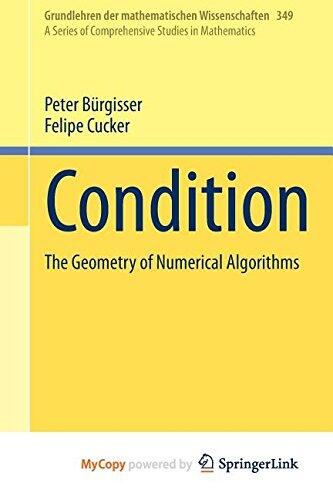 Condition: The Geometry of Numerical Algorithms