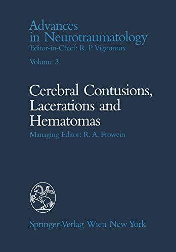 Cerebral Contusions, Lacerations and Hematomas
