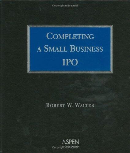 Completing a Small Business IPO