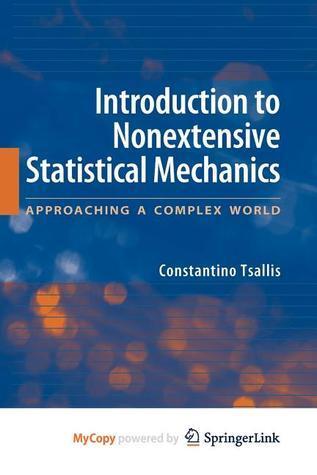 Introduction to Nonextensive Statistical Mechanics