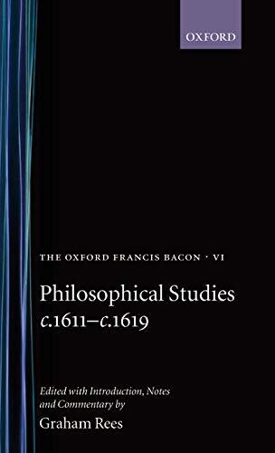 Philosophical Studies, c. 1611-c. 1619