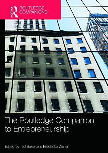 The Routledge Companion to Entrepreneurship