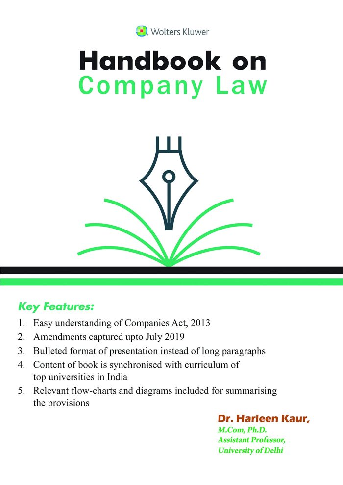 HANDBOOK ON COMPANY LAW