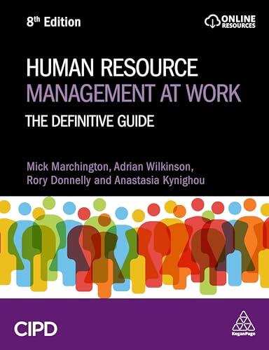 Human Resource Management at Work: The Definitive Guide