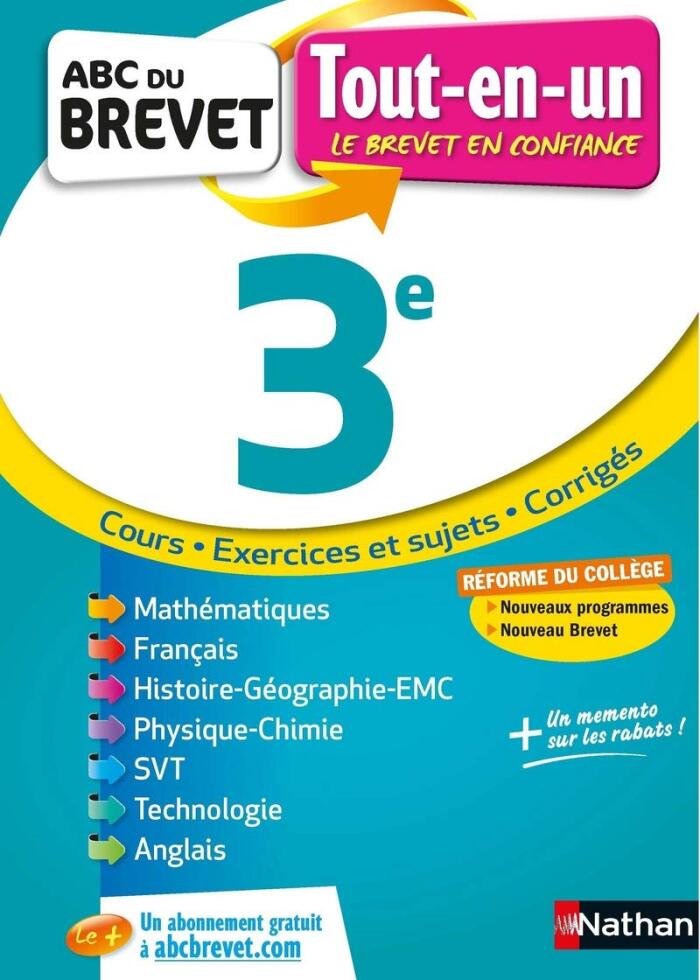 ABC du BREVET Tout-en-un 3e