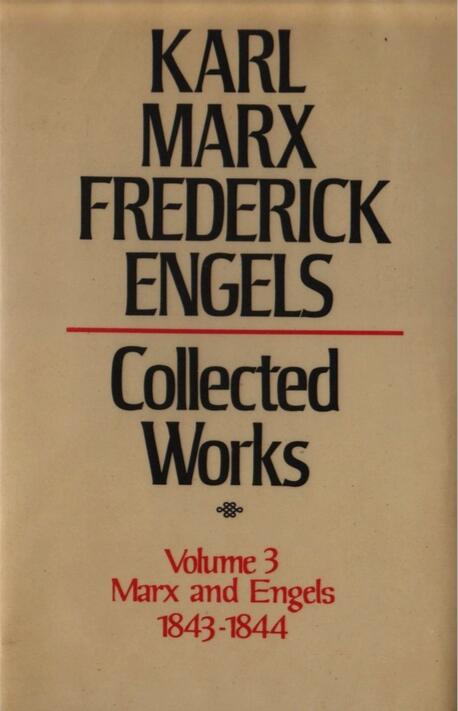 Collected Works, Volume 3: 1843-1844