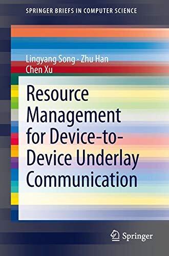 Resource Management for Device-To-Device Underlay Communication