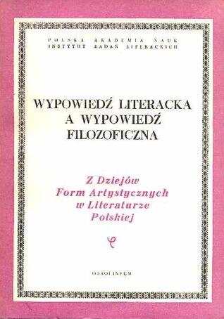 Z dziejów form artystycznych w literaturze polskiej