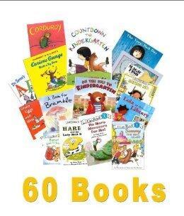 Classroom Library Books: Little Bear; Green Eggs & Ham; the Cat in the Hat; Curious George Takes a Job; Biscuit; Clifford the Big Red Dog; the Berenstain Bears