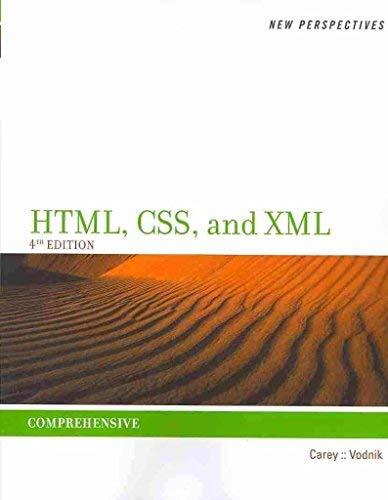 New Perspectives on HTML, CSS, and XML