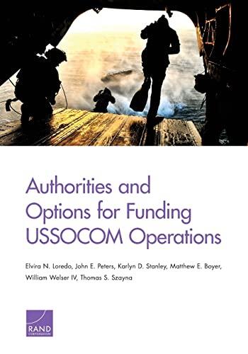 Authorities and Options for Funding USSOCOM Operations
