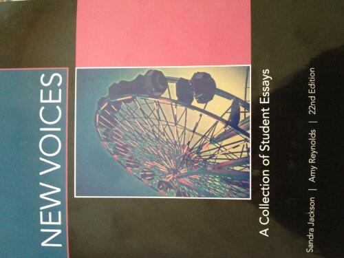 New Voices: A Collection of Student Essays