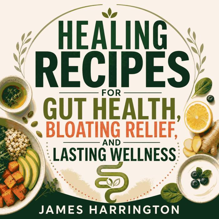 Healing Recipes for Gut Health, Bloating Relief, and Lasting Wellness: Nourishing everyday meals to soothe digestion, ease discomfort, and support a healthier, more energized body