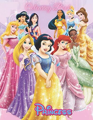 Princess Colouring Book: +60 PURE Pictures The ORIGINAL BOOK, a NEW BOOK, LATEST Version, +60 PURE Pictures + Photos AND QUALITY, Suitable for adults, teens and children