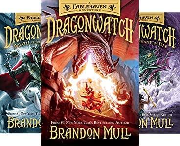 DRAGONWATCH Series -- 5-book set by Brandon Mull -- Dragonwatch / Wrath of Dragon King / Master of Phantom Isle / Champion of Titan Games / Return of Dragon Slayers