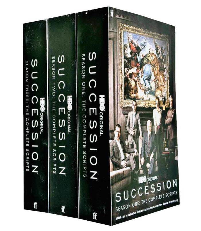 The Complete Scripts Succession Season (1-3) Books Collection Set By Jesse Armstrong