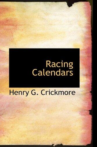 Racing Calendars
