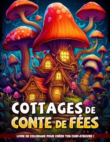 Cottages de Conte de Fées Livre De Coloriage Pour Femmes: Pages De Coloriage Cottages Féériques Pour Femmes Adultes, Relaxation Et Pleine Conscience, Cadeaux Pour Enfants Et Adultes.
