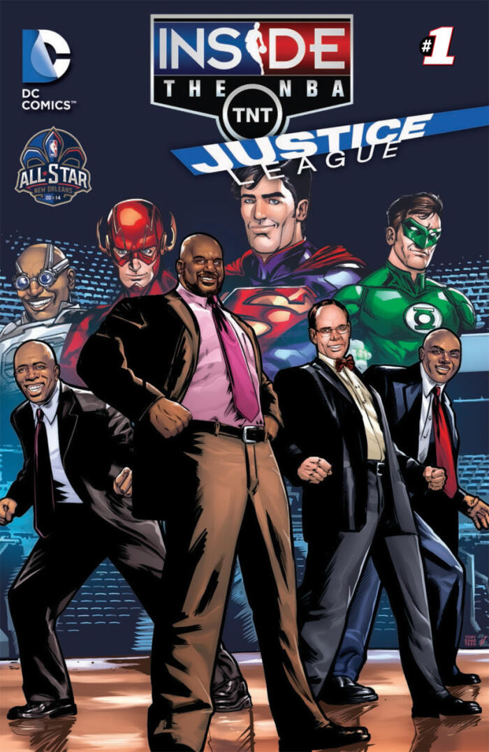 The Justice League Goes Inside the NBA-All Star Edition #1
