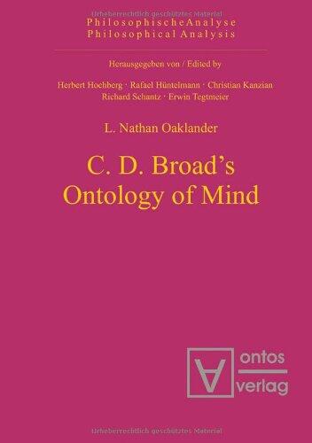 C.D. Broad's Ontology of Mind