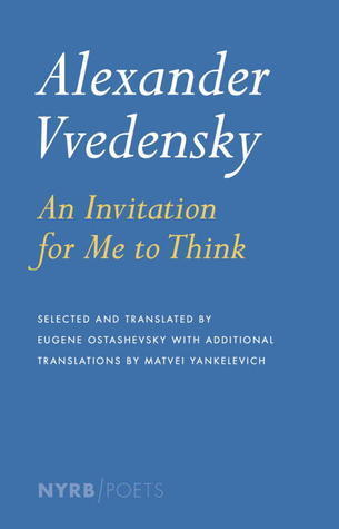 An Invitation for Me to Think: Selected Poems