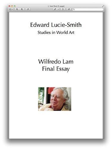 Wilfredo Lam-final essay