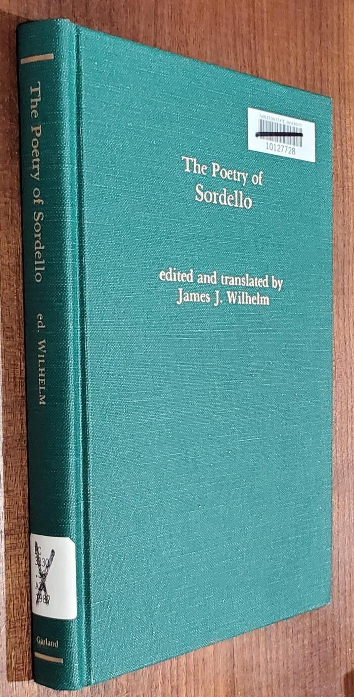 POETRY OF SORDELLO