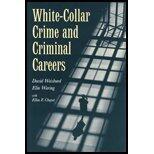 White Collar Crime & Criminal Careers (01) by Weisburd, David - Waring, Elin - Chayet, Ellen F [Paperback (2001)]