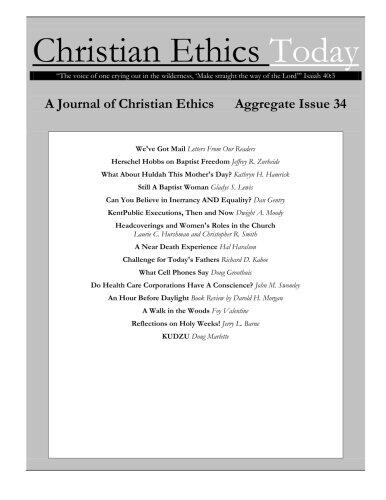 Christian Ethics Today, Issue 34