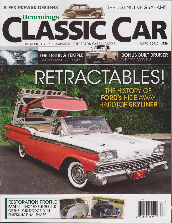 Hemmings Classic Car Magazine March 2015