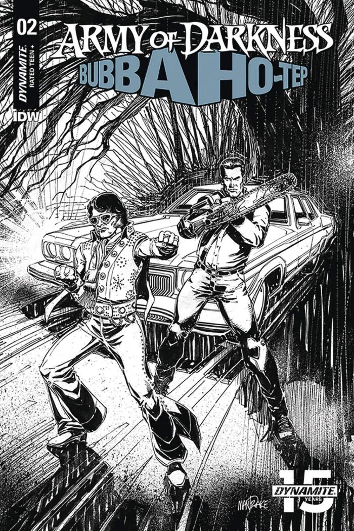 ARMY OF DARKNESS BUBBA HOTEP #2 1:30 INCENTIVE COPY MANDRAKE B&W