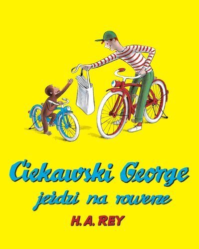Ciekawski George jezdzi na rowerze