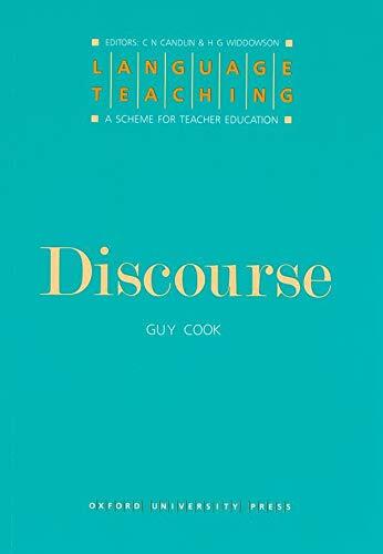 Language Teaching. A Scheme for Teacher's Education. Discourse