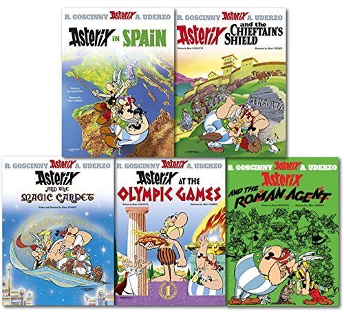 Asterix Omnibus Series Collection 5 Books Set By Rene Goscinny