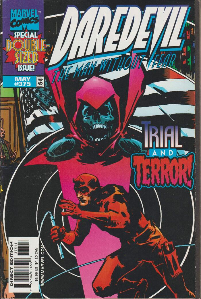 Daredevil The Man Without Fear comic book "Trial and Terror" - No. 375, May 1998