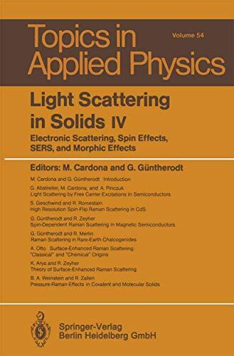 Light Scattering In Soilds IV