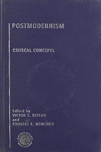 Postmodernism: Critical Concepts