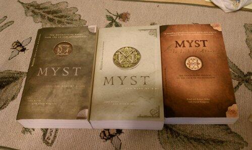Set of 3 Myst Novels