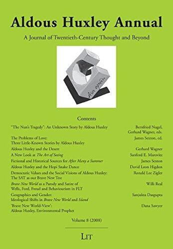Aldous Huxley Annual, Volume 8