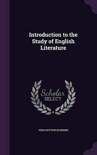 Introduction to the Study of English Literature