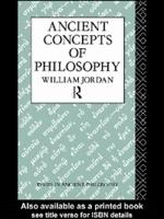 Ancient Concepts of Philosophy