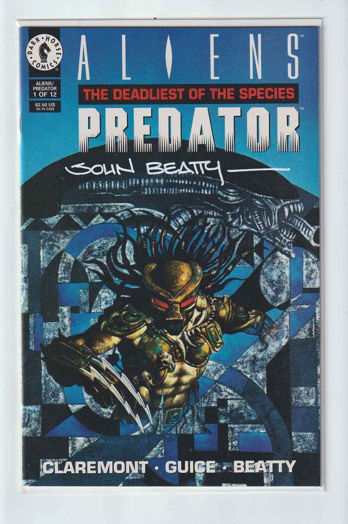 Aliens Versus Predator: The Deadliest of the Species #1 (1993) Signed by John Beatty